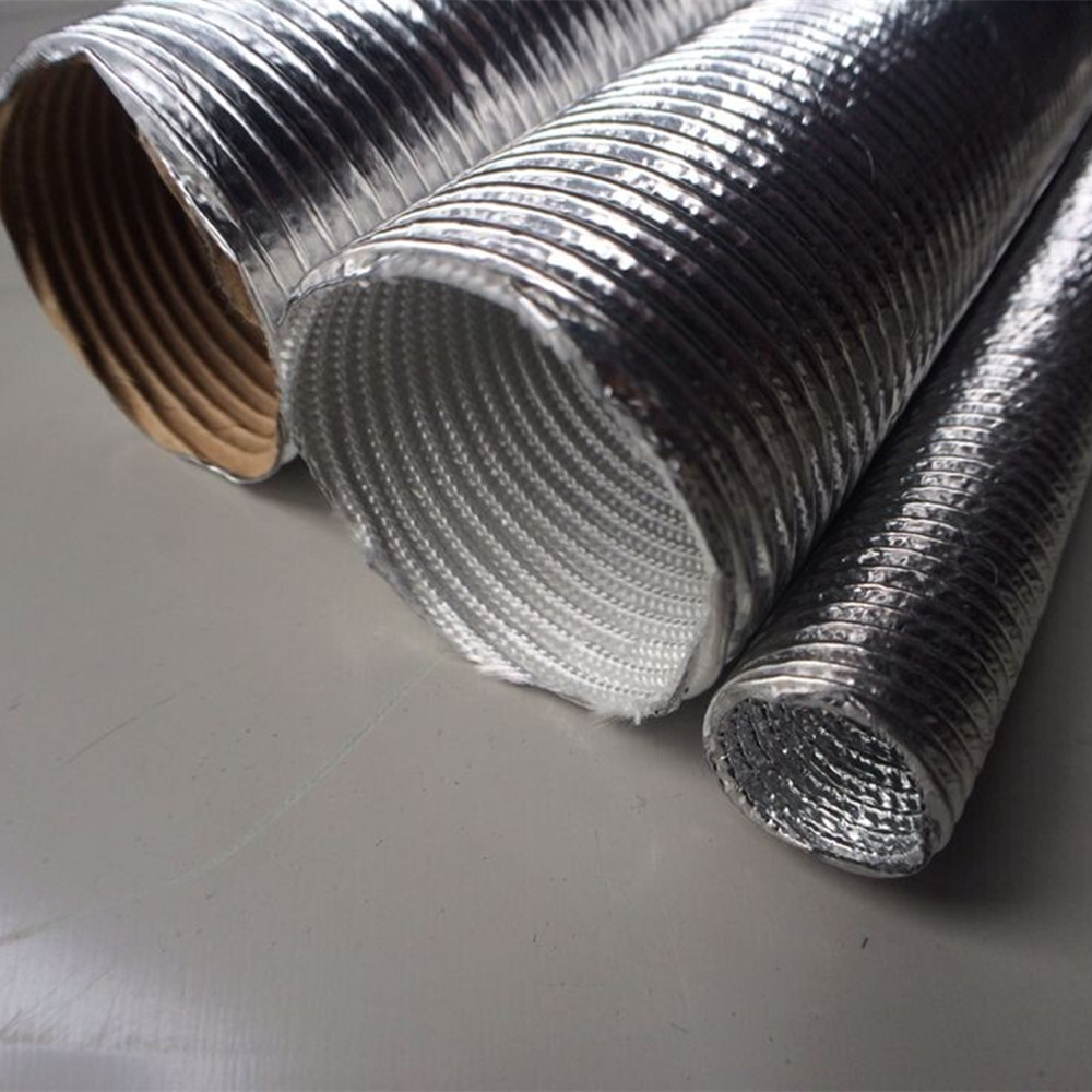 Aluminum foil corrugated conduit