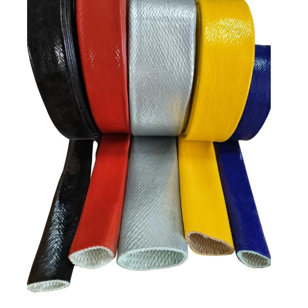 Silicone coated fiberglass heat protection hose
