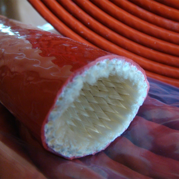 silicone fiberglass fire sleeve